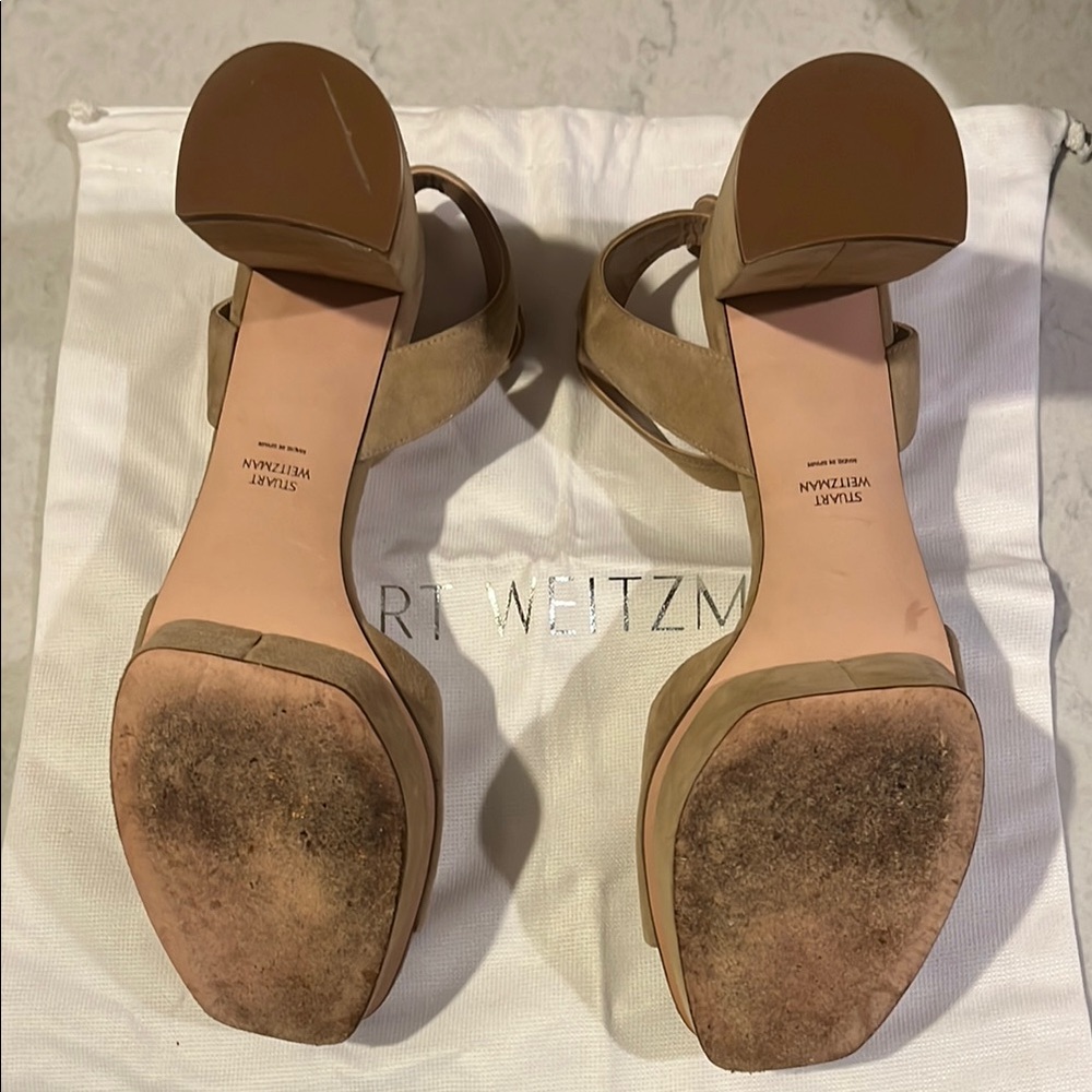 Stuart Weitzman Women's Realdeal High-Heel Platform Sandals | size: 11 - Picture 5 of 6